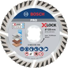Teemantketas 125mm Bosch PRO Multi Material X-Lock