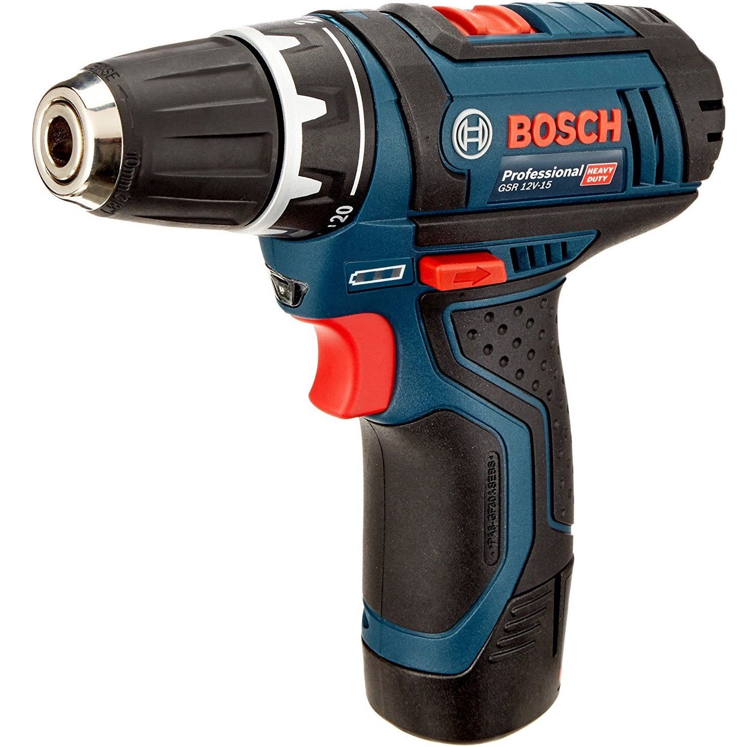 Väike akunurklihvija Bosch GWS 12V-76 + akutrell GSR 12V-15 - Pilt 5