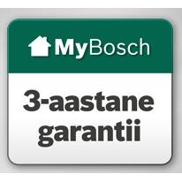 Bosch garantii 3-aastat!