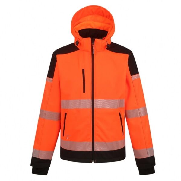 Kõrgnähtav softshell jakk Pesso Palermo, oranž