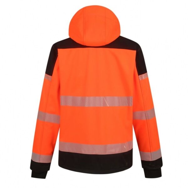 Kõrgnähtav softshell jakk Pesso Palermo, oranž - Image 2