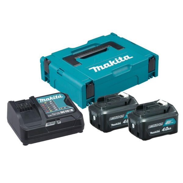 Makita akude ja laadija komplekt 2x 12V 4.0 Ah