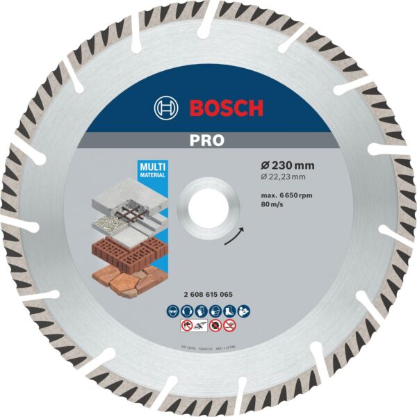 Teemantketas 230mm Bosch PRO Multi Material