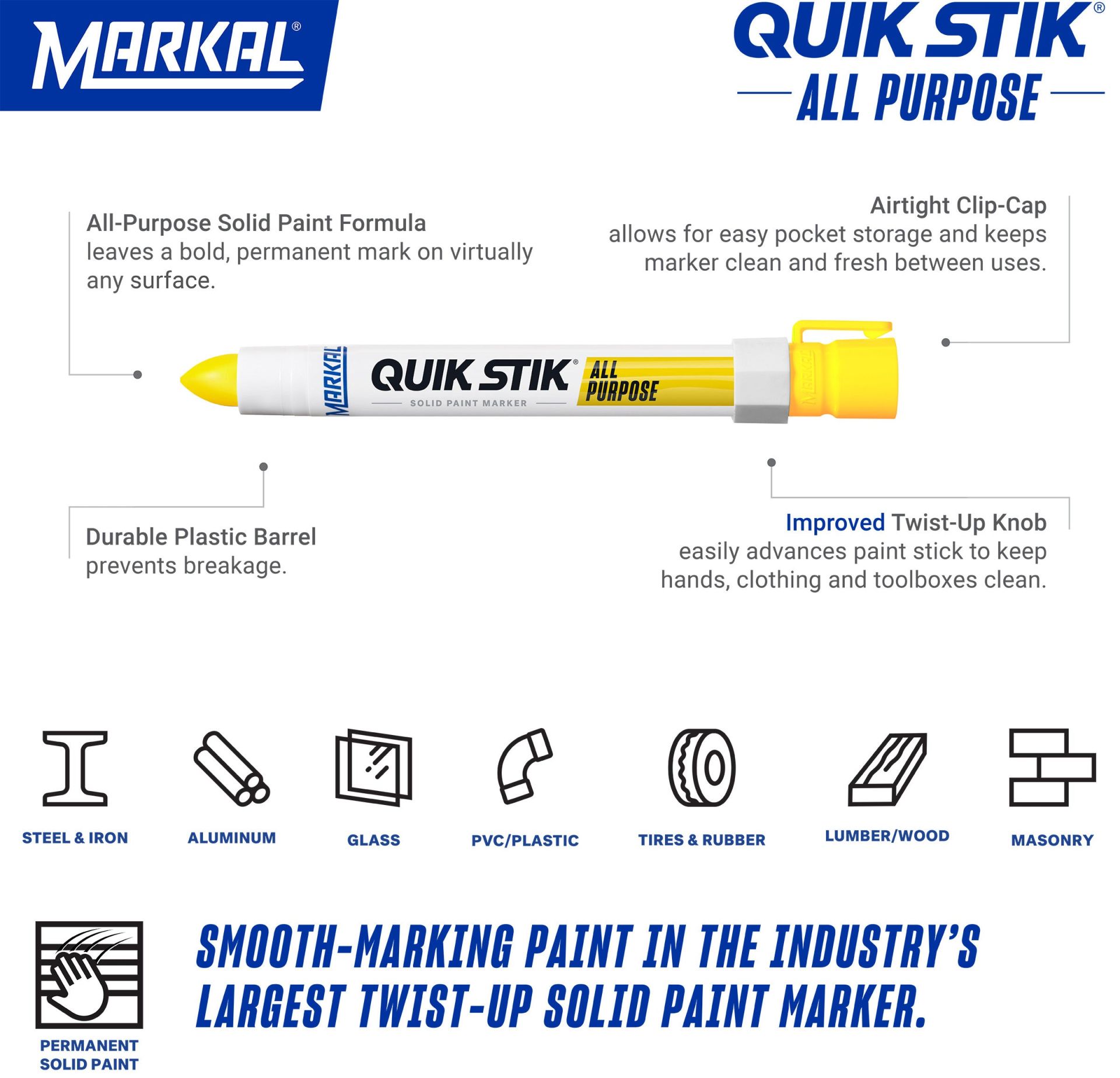 Tahke värvimarker Markal Quik Stik - Image 3