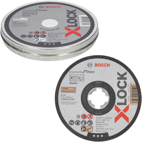 Lõikeketas metallile 125x1mm 10tk Bosch Standard for INOX