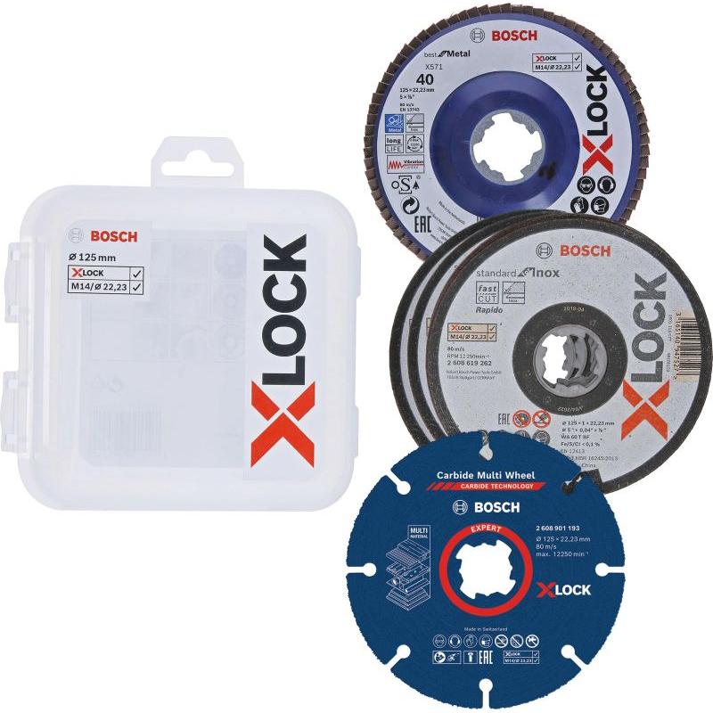 Bosch X-Lock tarvikud lihv- ja lõikekettad