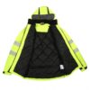 Kõrgnähtav softshell talvejope Pesso Calgary, kollane - Image 3