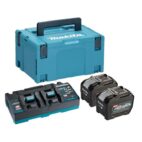 Akude ja laadija komplekt Makita 40V XGT (BL4080F x 2+ DC40RB + Makpac)