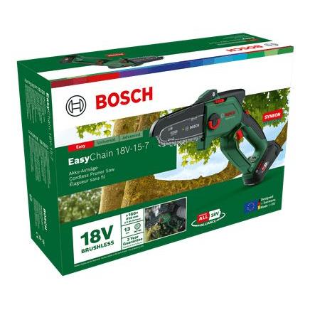 Akukettsaag Bosch EasyChain 18V-15-7, koos aku ja laadijaga