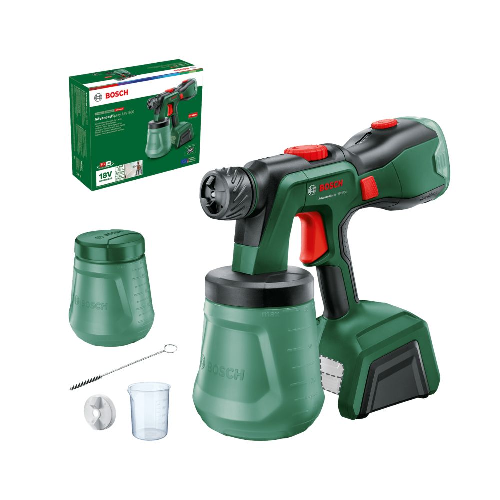 Akuvärvipüstol Bosch AdvancedSpray 18V-500 solo