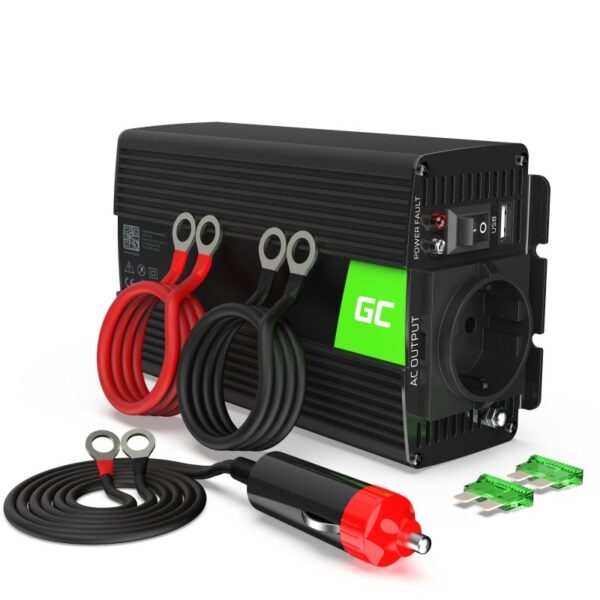 Inverter GreenCell 12/24V 300W/600W