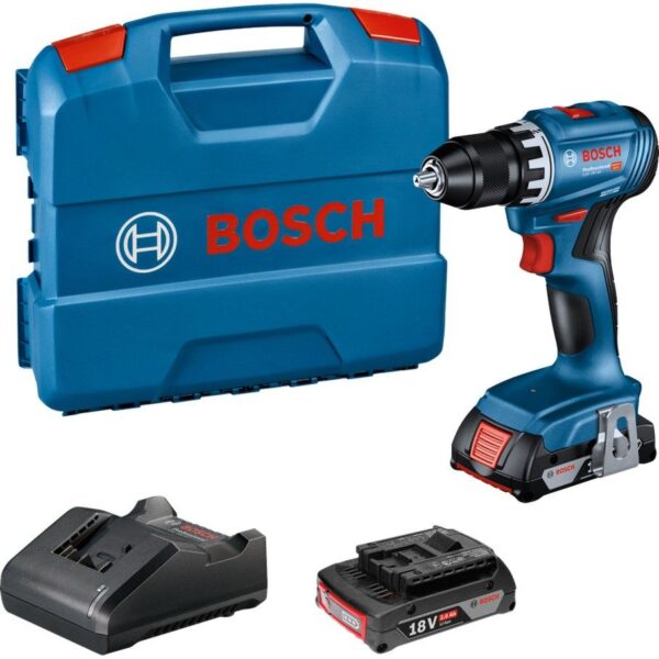 Akutrell Bosch GSR 18V-45 Professional, 2x2Ah