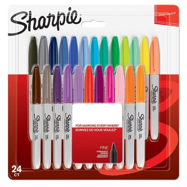 Sharpie Fine Point markerite komplekt 24-osa