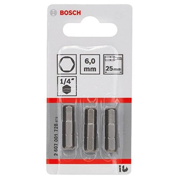Kuuskantotsakud 6mm 3tk Bosch Extra Hard