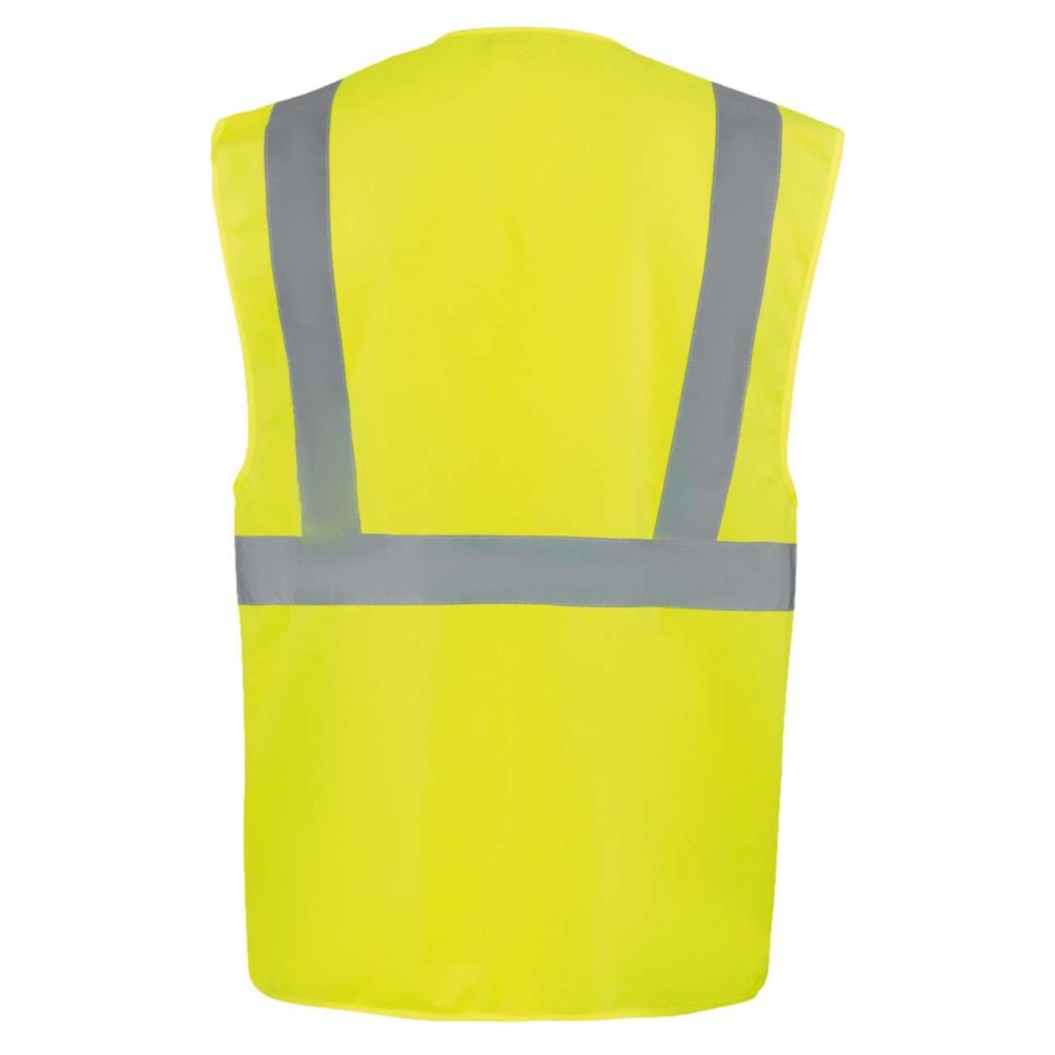 Helkurvest taskutega, neoonkollane - Image 2