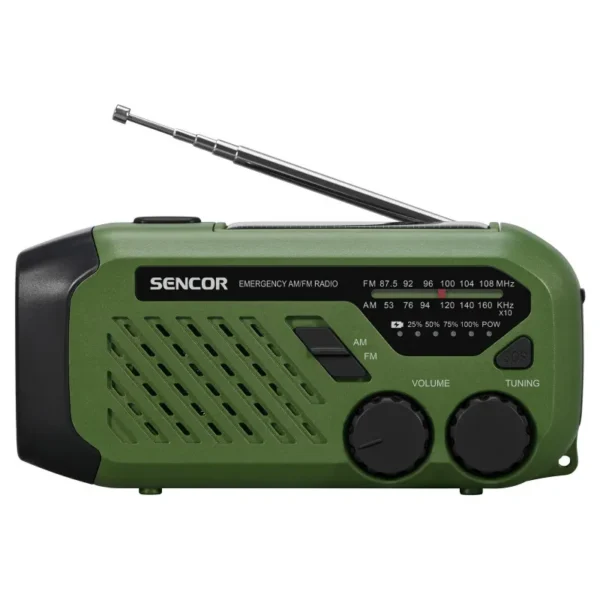 Päikesepatarei ja dünamoga raadio, hädaabiseade