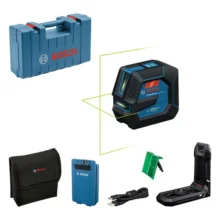 Rohelise laseriga ristjoonlaser Bosch GLL 20-22 G, akuga