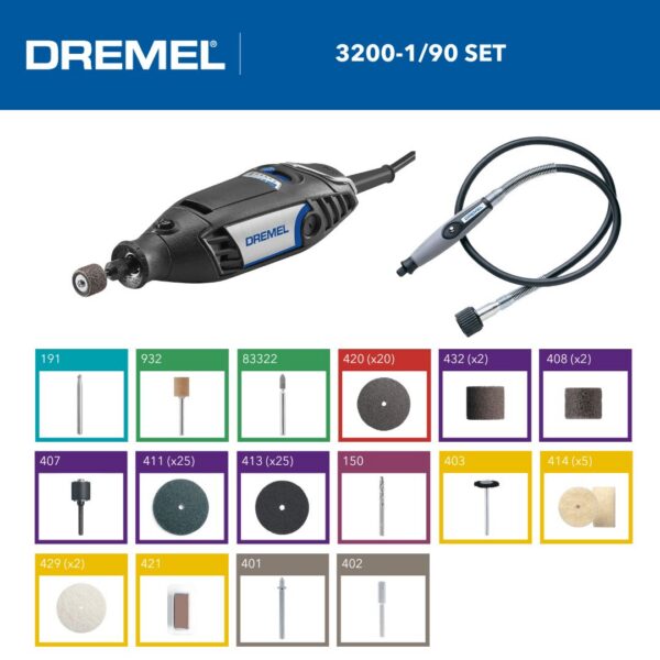 F0133200JA dremel 3200 minifreesi komplekt