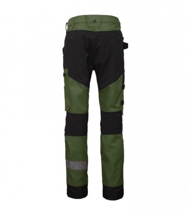 Tööpüksid stretšiga BoSafety MashUp, olive/must - Image 2
