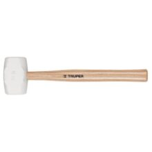 Valge kummihaamer 680g puidust varrega Truper MH-24