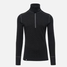 Termosärk kõrge kaelusega Merino Xtreme Thermowave, must