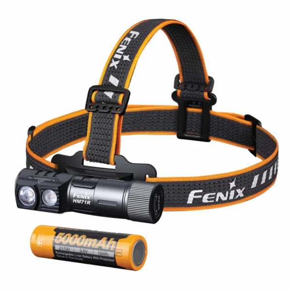 Pealamp-taskulamp Fenix HM71R, 2700lm, akuga