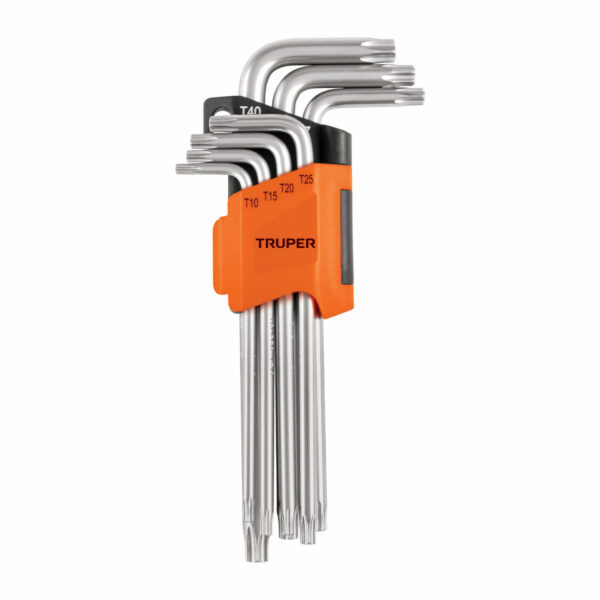 Torx võtmete komplekt, pikad, T10-T40mm, Truper