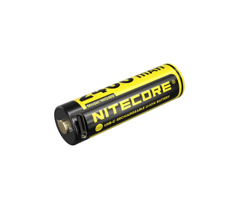 Nitecore NH2400 2400 mAh USB-C laetav AA aku (1 tk) - Image 2