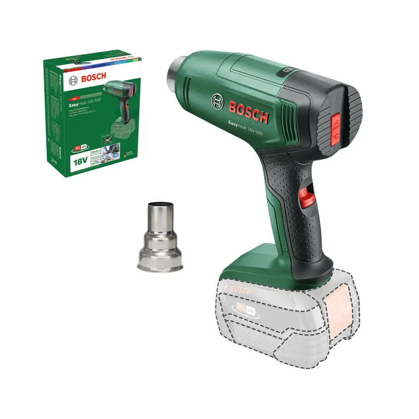 Akutoitel kuumaõhuföön Bosch EasyHeat 18V-500 solo