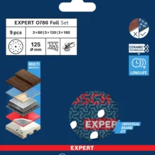 Lihvketas Bosch Expert O780, 125mm, G80/120/180