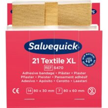 Tekstiil XL plaastrid, 21 tk, Salvequick 6470