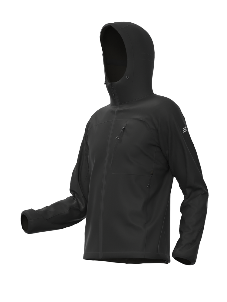 Softshell jakk BoSafety Lima, must - Image 2