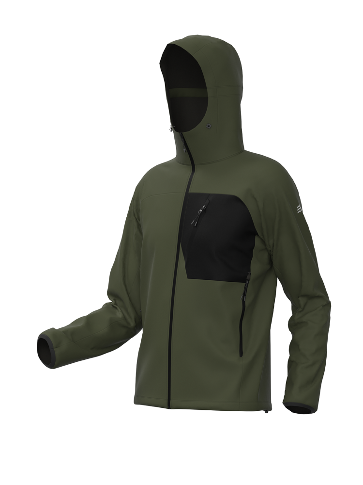 Softshell jakk BoSafety Lima, roheline - Image 2