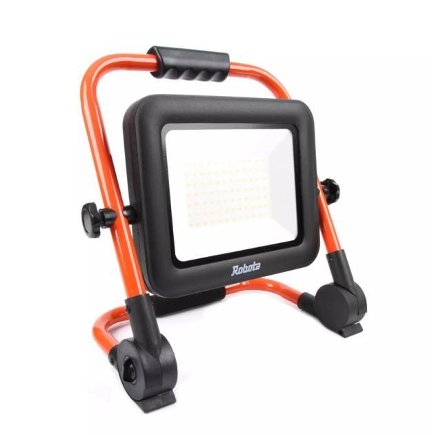 Aku LED-prožektor Robota DC-L218V COB Led 18V kuni 7000lm 70W KERE + akude adapterid