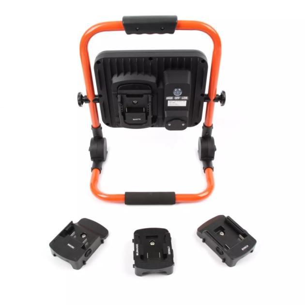 Aku LED-prožektor Robota DC-L218V COB Led 18V kuni 7000lm 70W KERE + akude adapterid - Image 4