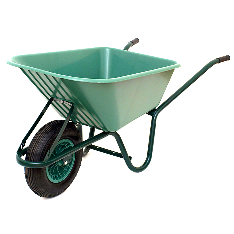 Aiakäru 1-rattaline 120L/100kg, plastvann