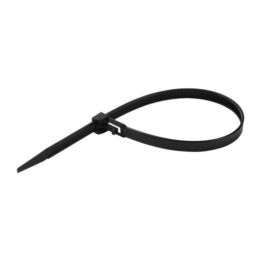 Kaabliside avatav 280x7,5mm must, 100tk, SapiSelco