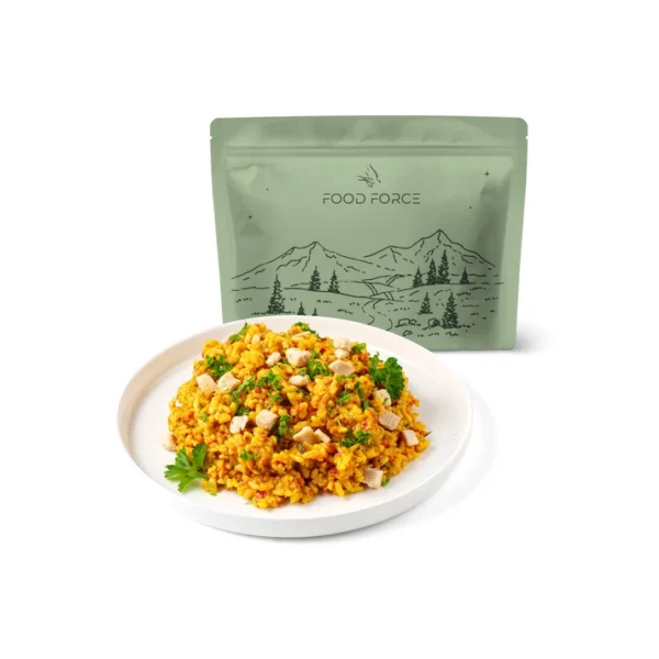 Praetud riis kanaga 150g, Food Force