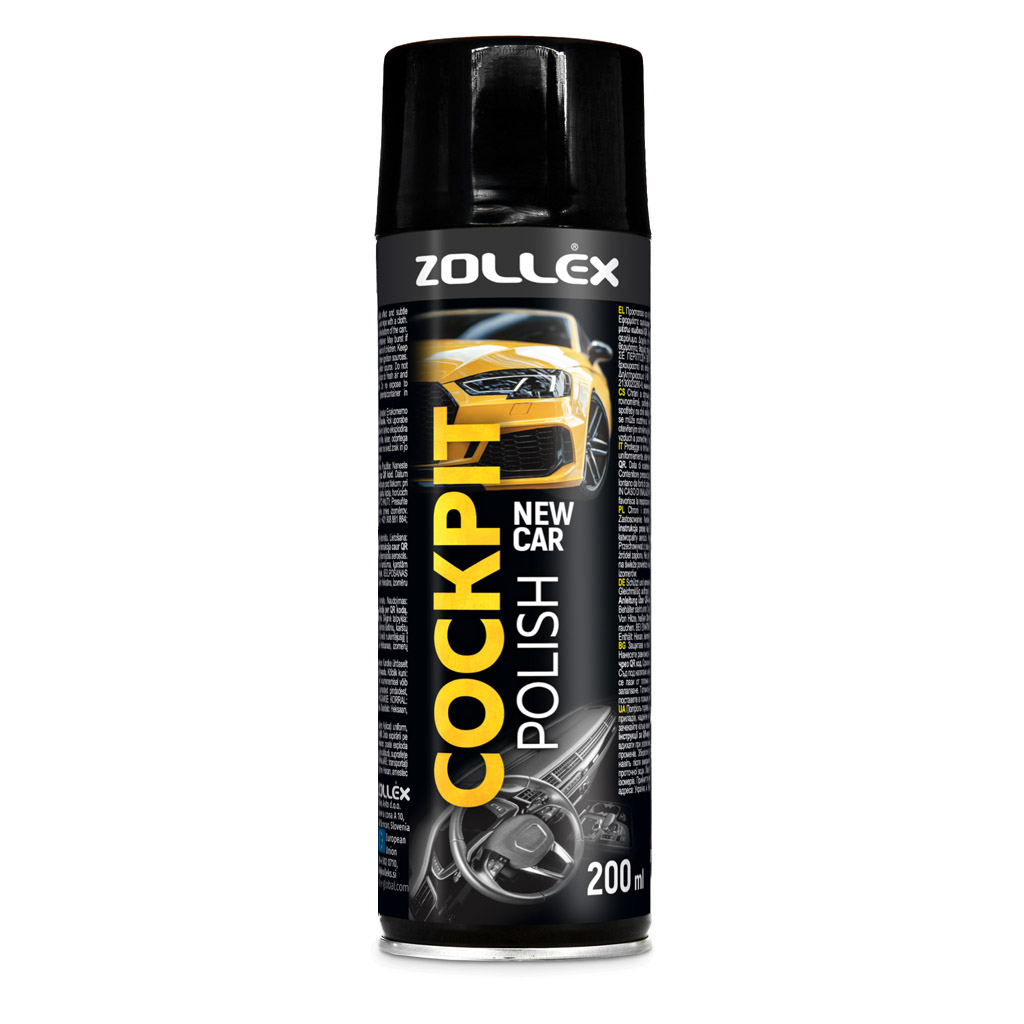 Salongipuhastusvahend Cockpit Cleaner, uus auto 200ml, Zollex