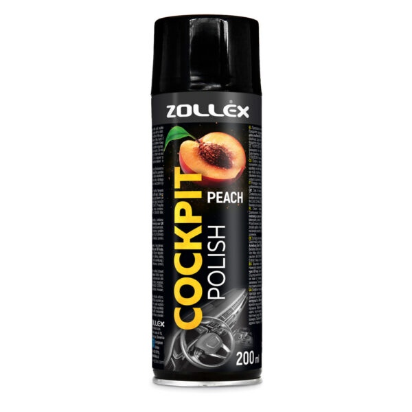 Salongipuhastusvahend Cockpit Cleaner, virsik 200ml, Zollex