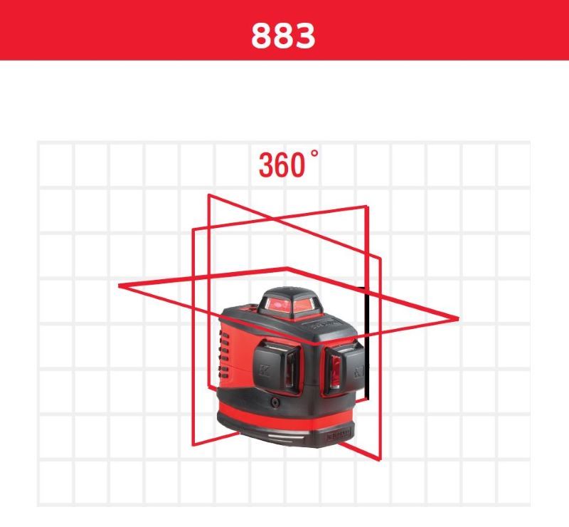 Joonlaser Kapro 883H 3D - Pilt 2