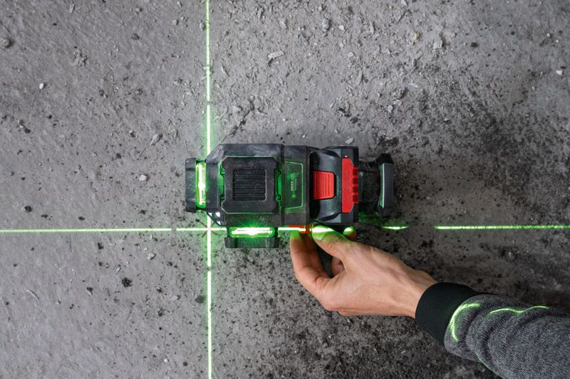 Ristjoonlaser Bosch EXLL 18V-120-33 CG EXPERT, solo - Image 6