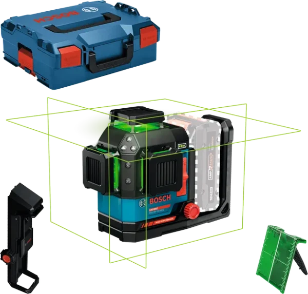Ristjoonlaser Bosch EXLL 18V-120-33 CG EXPERT, solo