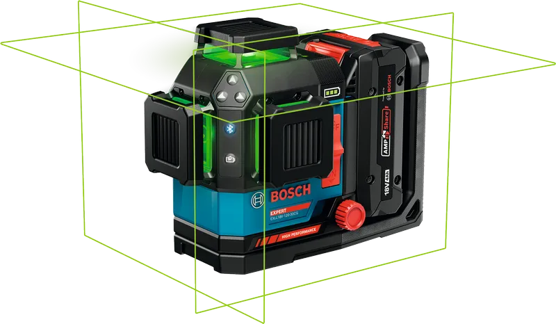 Ristjoonlaser Bosch EXLL 18V-120-33 CG EXPERT, solo - Image 8