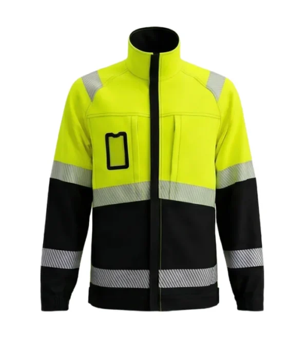 Tööjakk BoSafety Combo KL2, must/kollane