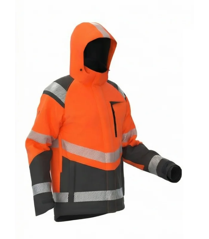 Talvejope BoSafety Atlanta, oranž/must, KL2 - Pilt 3