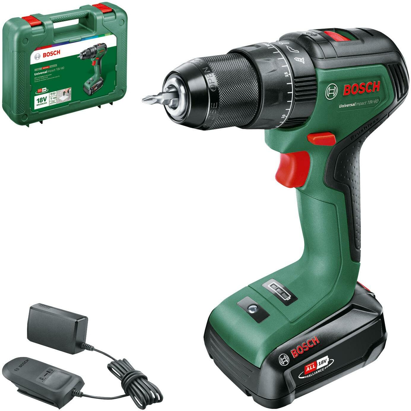 Akulööktrell Bosch UniversalImpact 18V-60 - ühe akuga