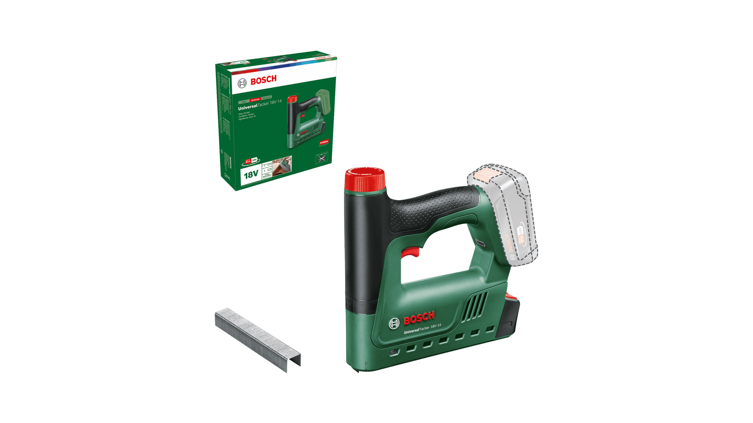 Akuklambrilööja Bosch UniversalTacker 18V-14 – Bosch
