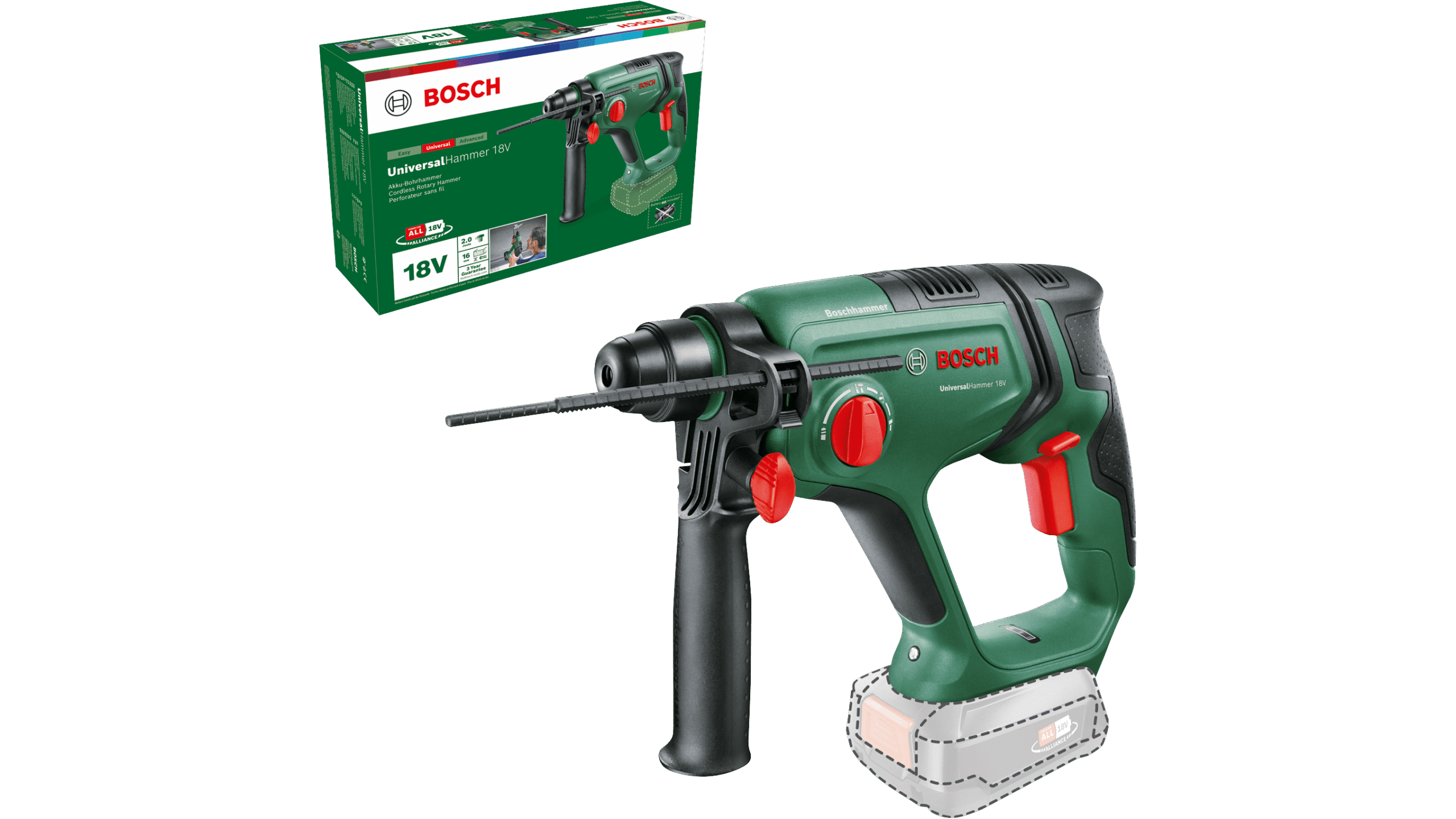 Akupuurvasar Bosch UniversalHammer 18V – Bosch