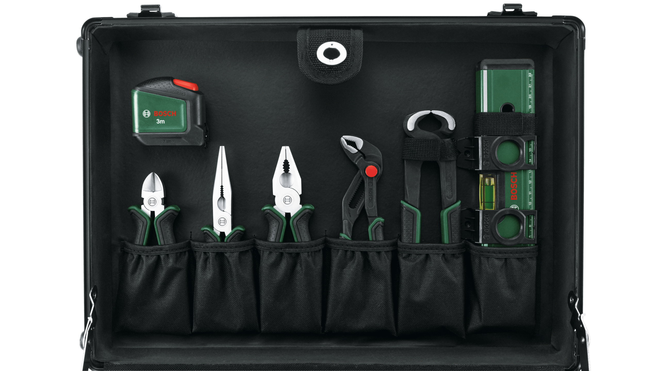 Bosch 119-osaline ratastel tööriistakohvri komplekt – Bosch